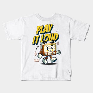 Music Play It Loud Kids T-Shirt